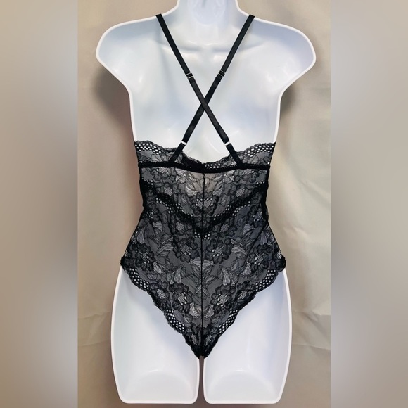 Avid Rove lace bodysuit black sz Small - Picture 4 of 9